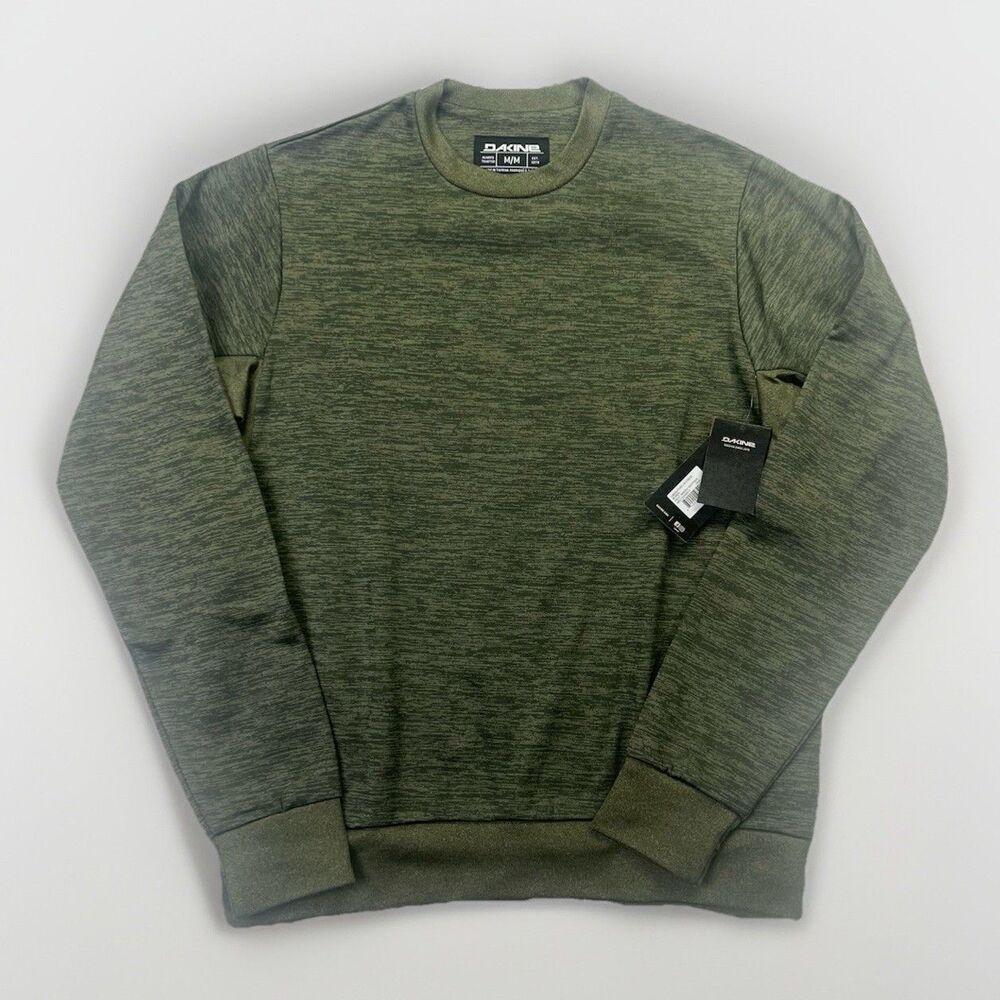 Dakine Liberator Lightweight Crew Sweatshirt Mens M Green‎ Heather NWT